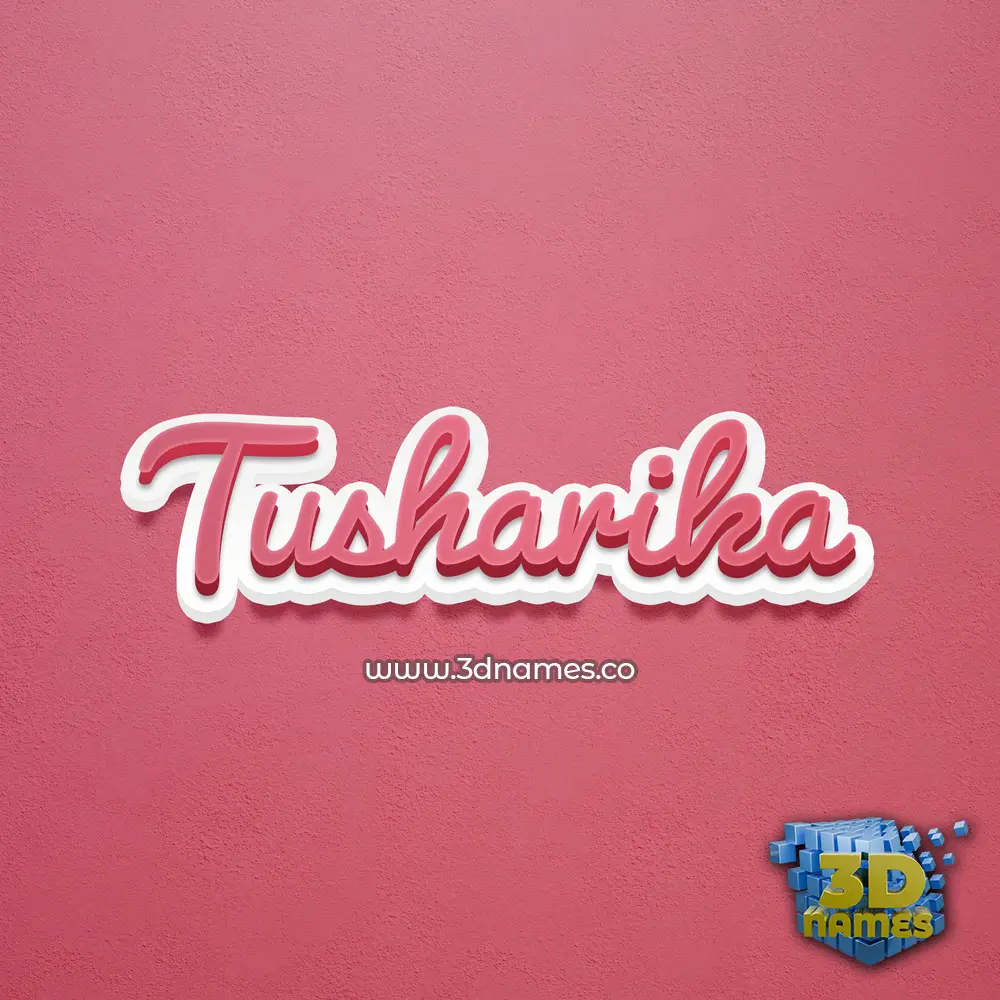 tusharika in Red Scribble style - 3D name wallpaper tusharika in Red Scribble style - 3D name wallpaper
