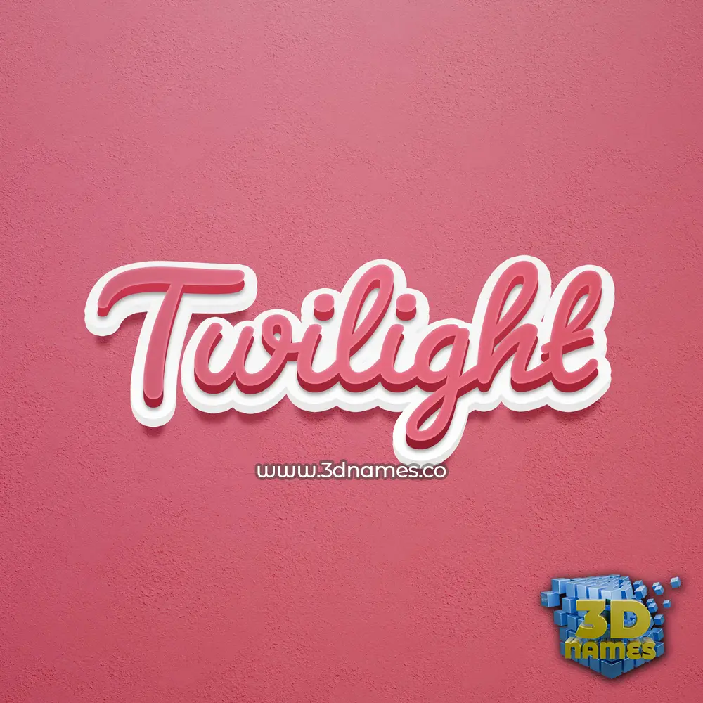 twilight in Red Scribble style - 3D name wallpaper twilight in Red Scribble style - 3D name wallpaper
