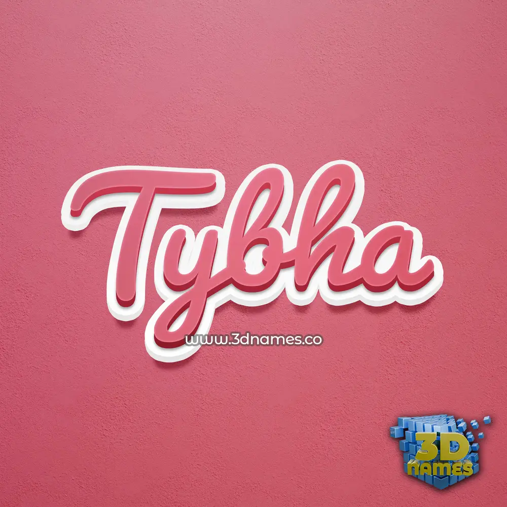 tybha in Red Scribble style - 3D name wallpaper tybha in Red Scribble style - 3D name wallpaper