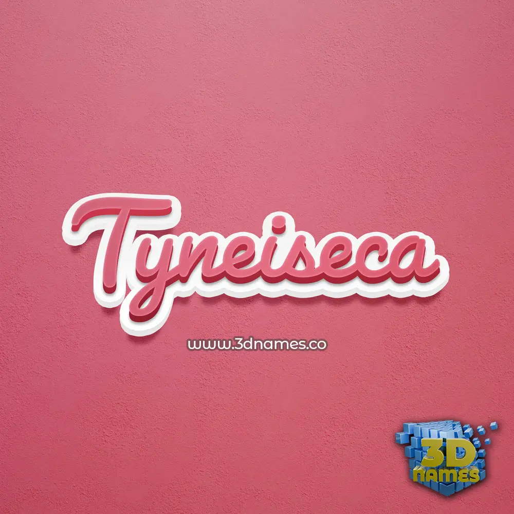 tyneiseca in Red Scribble style - 3D name wallpaper tyneiseca in Red Scribble style - 3D name wallpaper