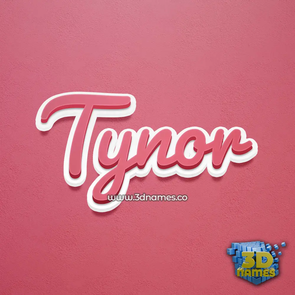 tynor in Red Scribble style - 3D name wallpaper tynor in Red Scribble style - 3D name wallpaper