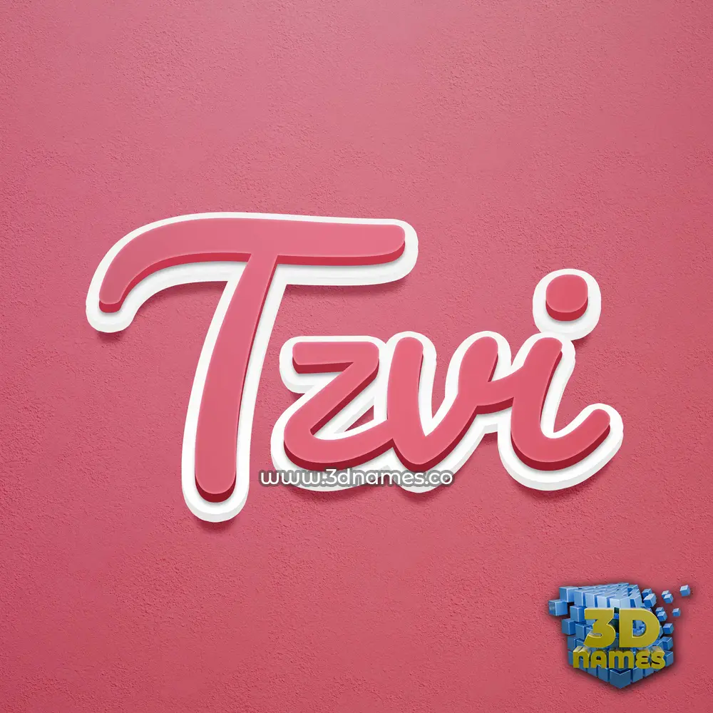 tzvi in Red Scribble style - 3D name wallpaper tzvi in Red Scribble style - 3D name wallpaper