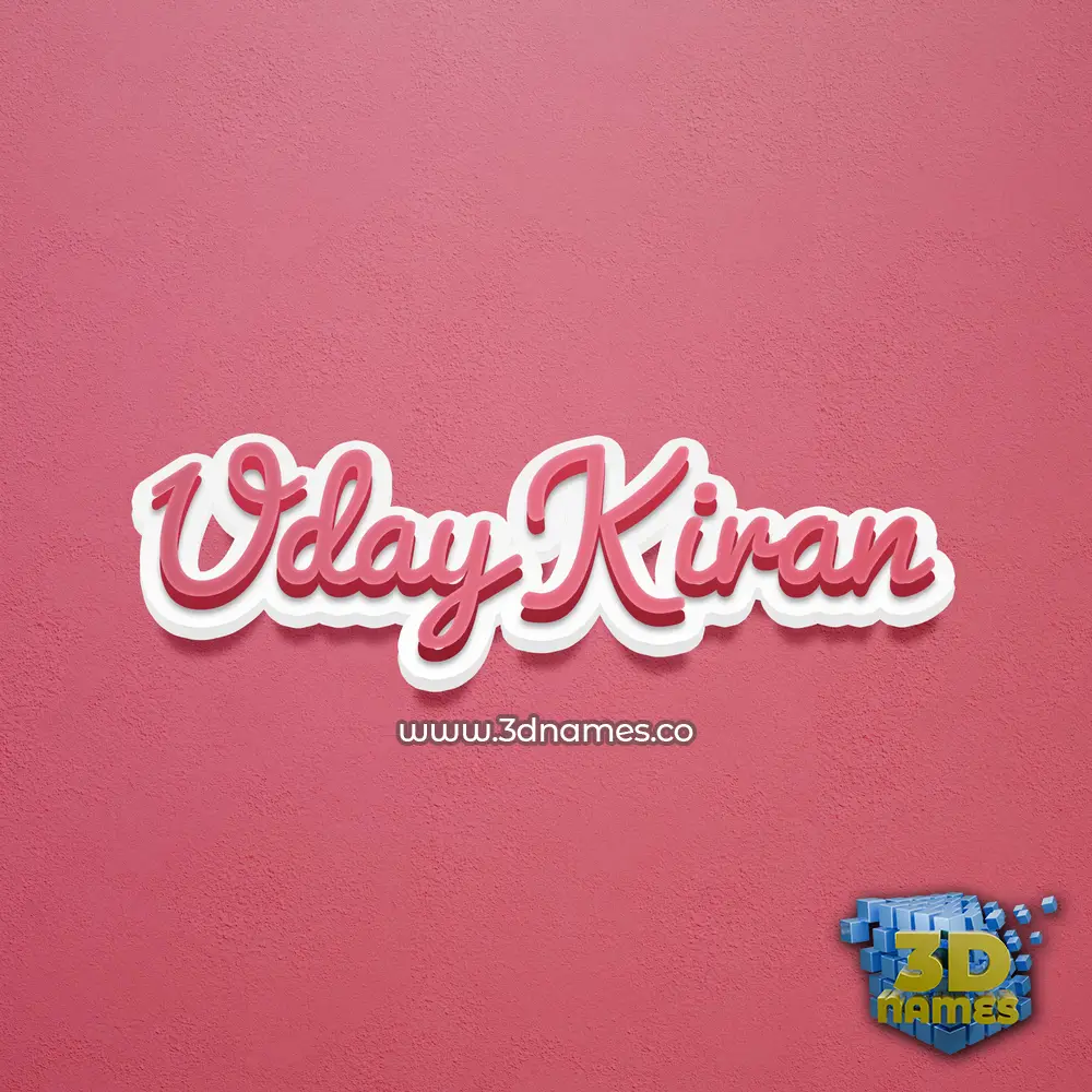 uday kiran in Red Scribble style - 3D name wallpaper uday kiran in Red Scribble style - 3D name wallpaper