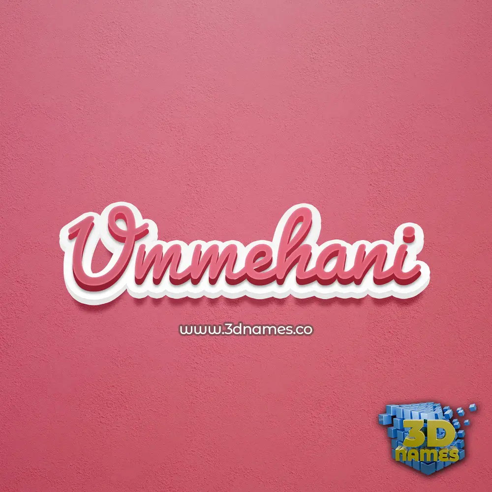 ummehani in Red Scribble style - 3D name wallpaper ummehani in Red Scribble style - 3D name wallpaper