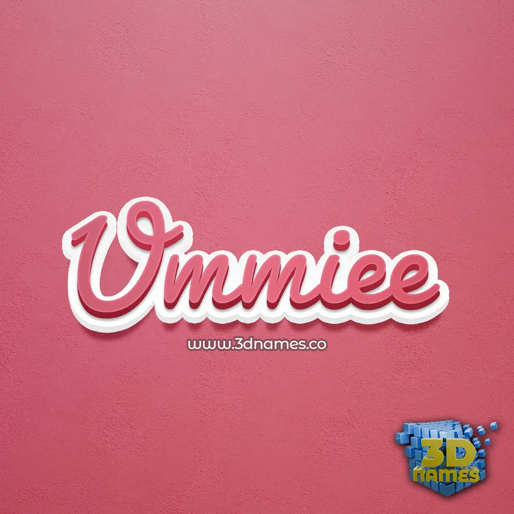 ummiee in Red Scribble style - 3D name wallpaper ummiee in Red Scribble style - 3D name wallpaper