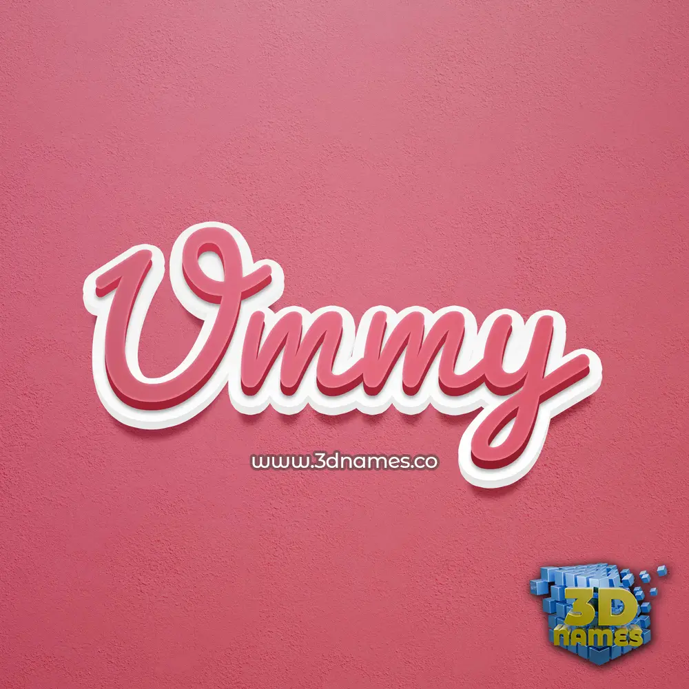 ummy in Red Scribble style - 3D name wallpaper ummy in Red Scribble style - 3D name wallpaper