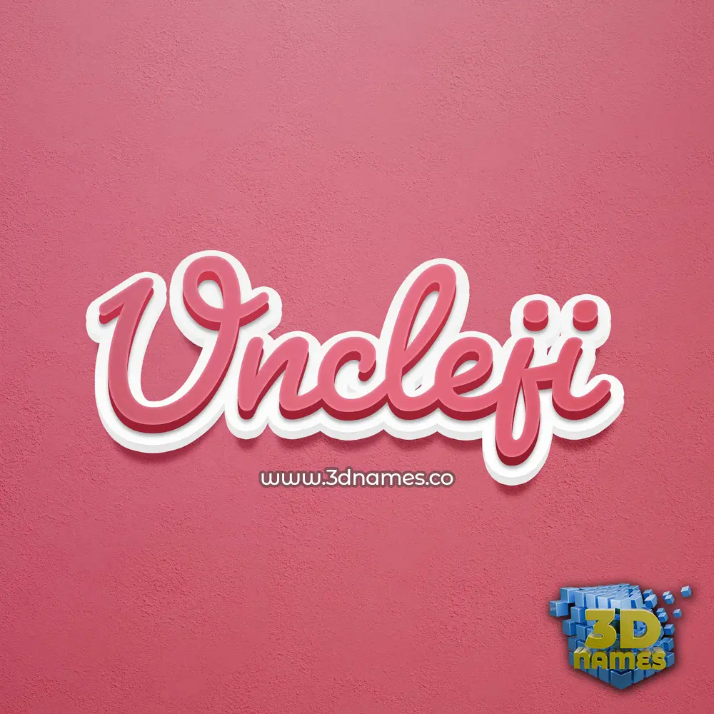 uncleji in Red Scribble style - 3D name wallpaper uncleji in Red Scribble style - 3D name wallpaper