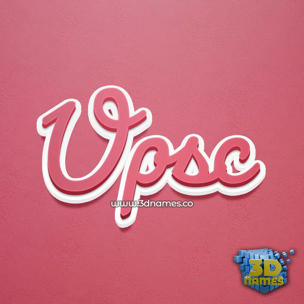 upsc in Red Scribble style - 3D name wallpaper upsc in Red Scribble style - 3D name wallpaper
