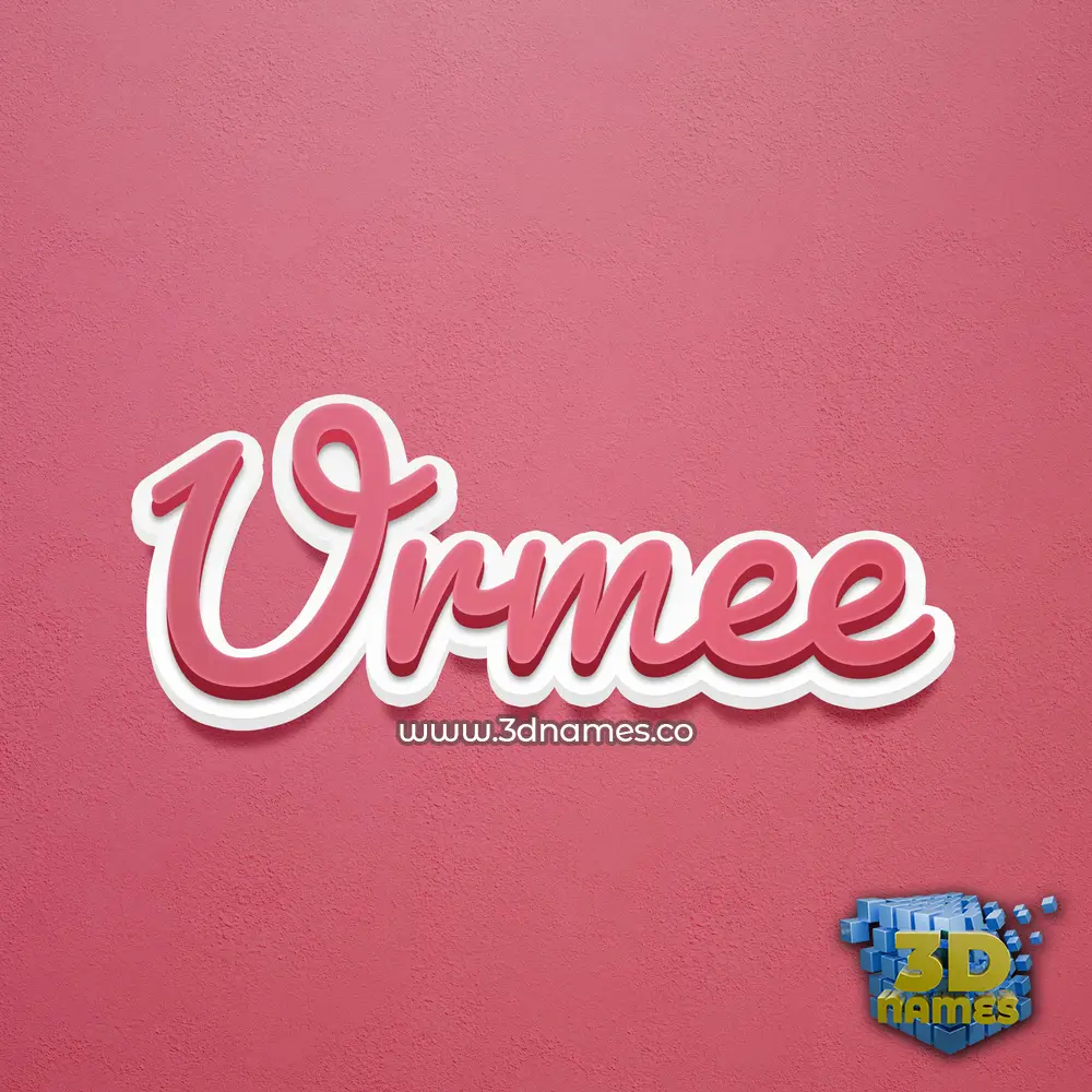 urmee in Red Scribble style - 3D name wallpaper urmee in Red Scribble style - 3D name wallpaper