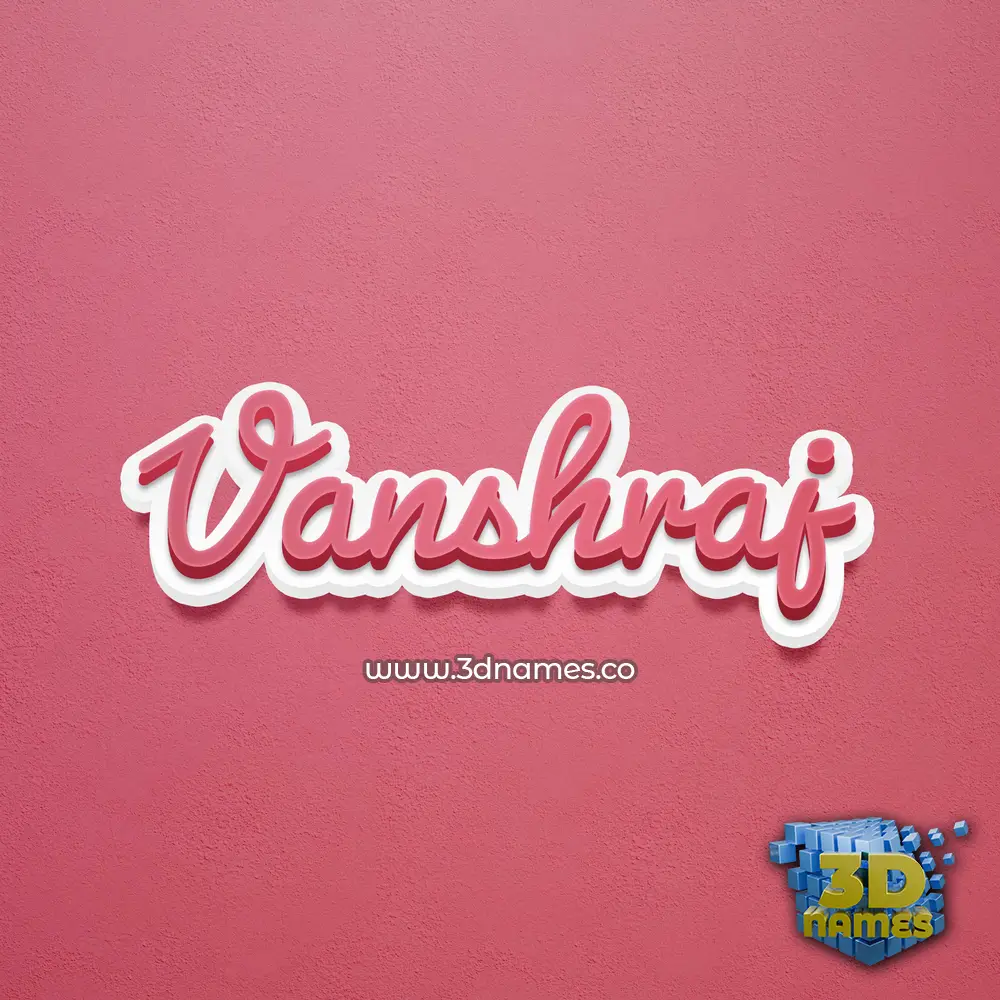 vanshraj in Red Scribble style - 3D name wallpaper vanshraj in Red Scribble style - 3D name wallpaper