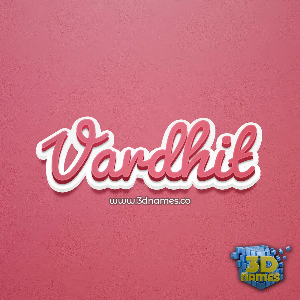 vardhit in Red Scribble style - 3D name wallpaper vardhit in Red Scribble style - 3D name wallpaper
