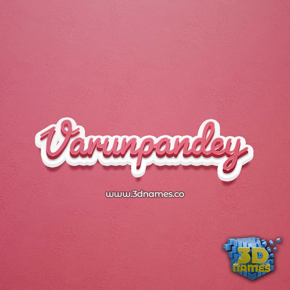 varunpandey in Red Scribble style - 3D name wallpaper varunpandey in Red Scribble style - 3D name wallpaper