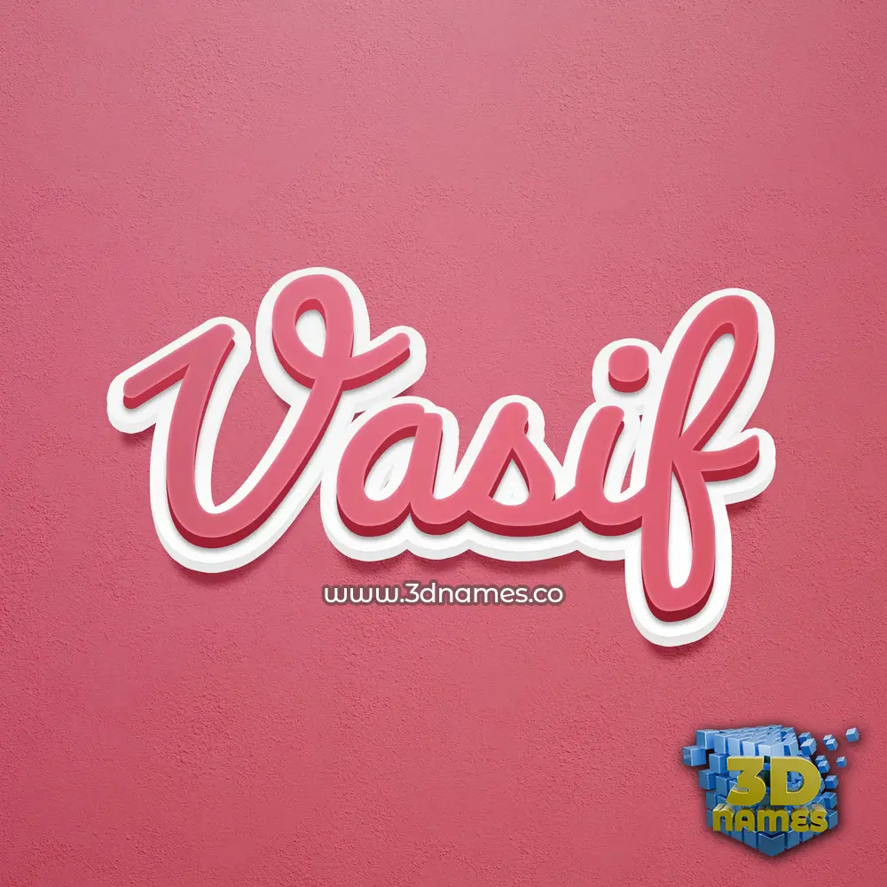 vasif in Red Scribble style - 3D name wallpaper vasif in Red Scribble style - 3D name wallpaper