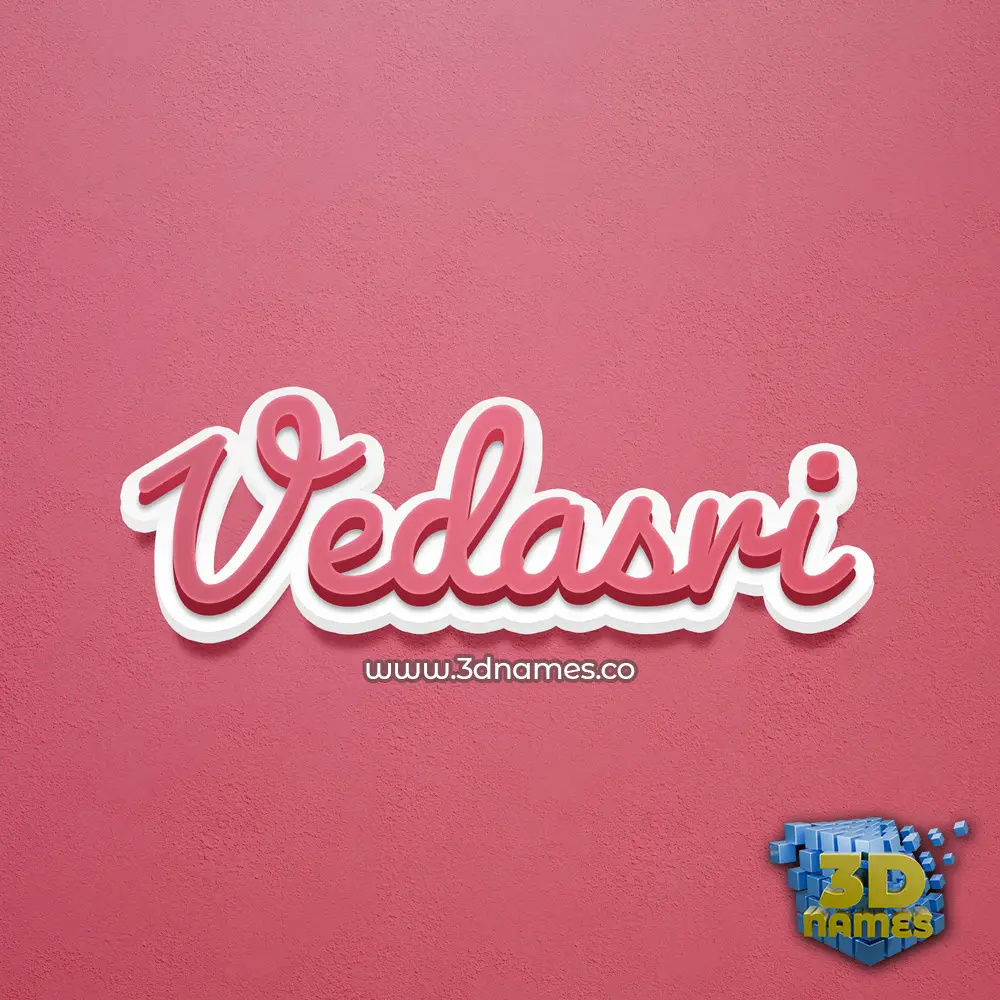 vedasri in Red Scribble style - 3D name wallpaper vedasri in Red Scribble style - 3D name wallpaper