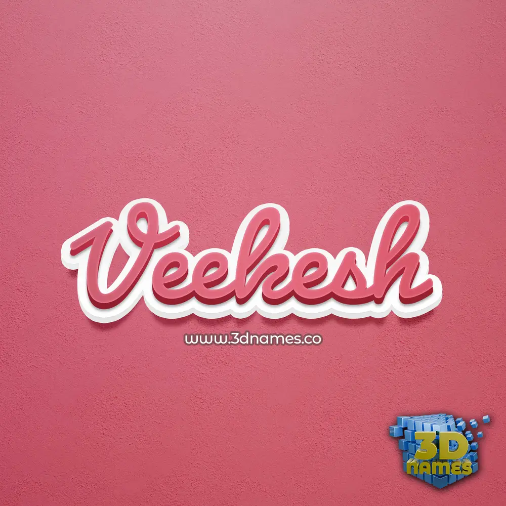 veekesh in Red Scribble style - 3D name wallpaper veekesh in Red Scribble style - 3D name wallpaper