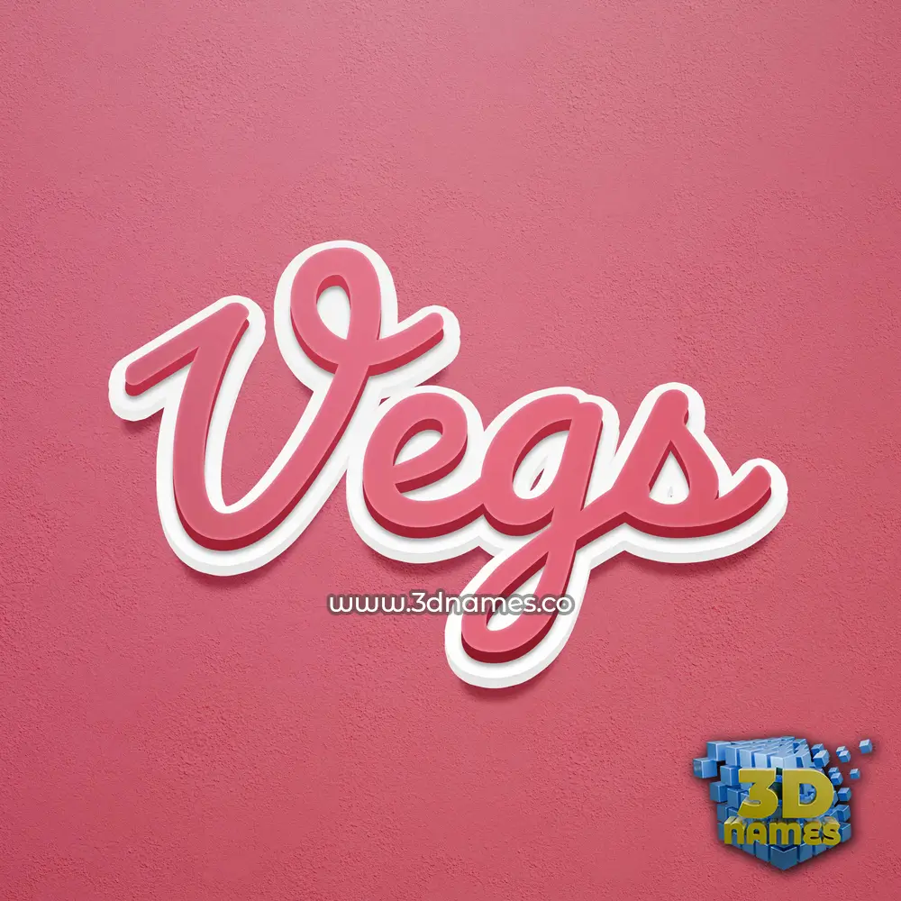 vegs in Red Scribble style - 3D name wallpaper vegs in Red Scribble style - 3D name wallpaper