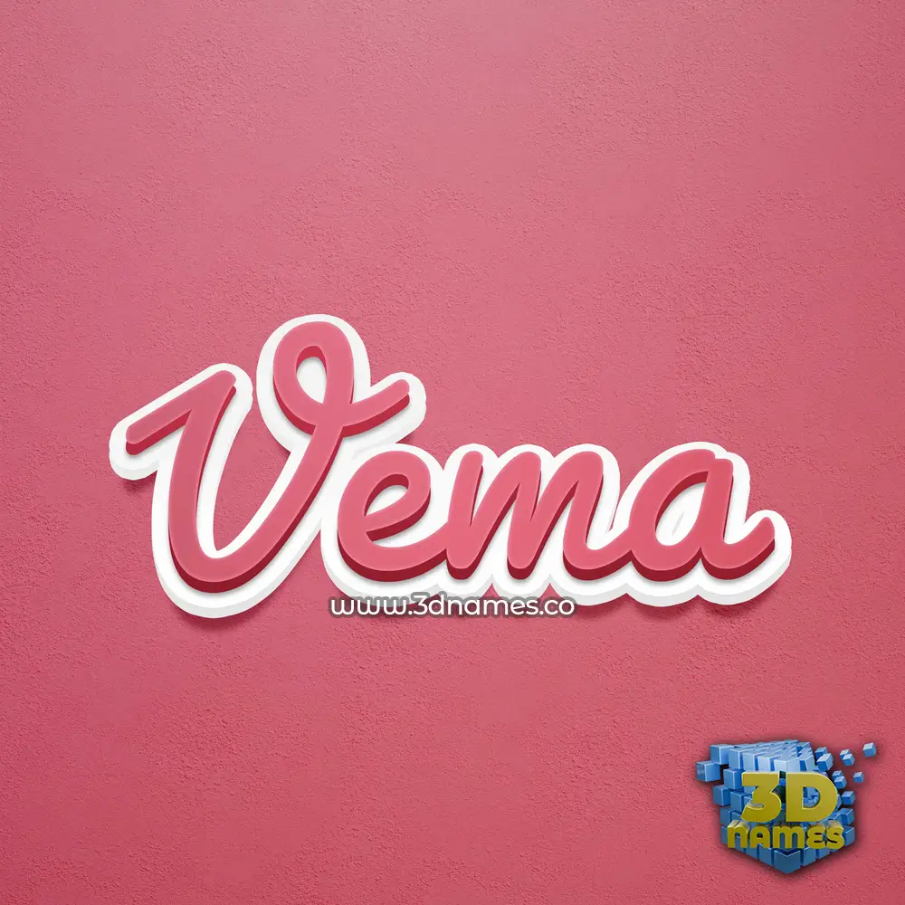 vema in Red Scribble style - 3D name wallpaper vema in Red Scribble style - 3D name wallpaper