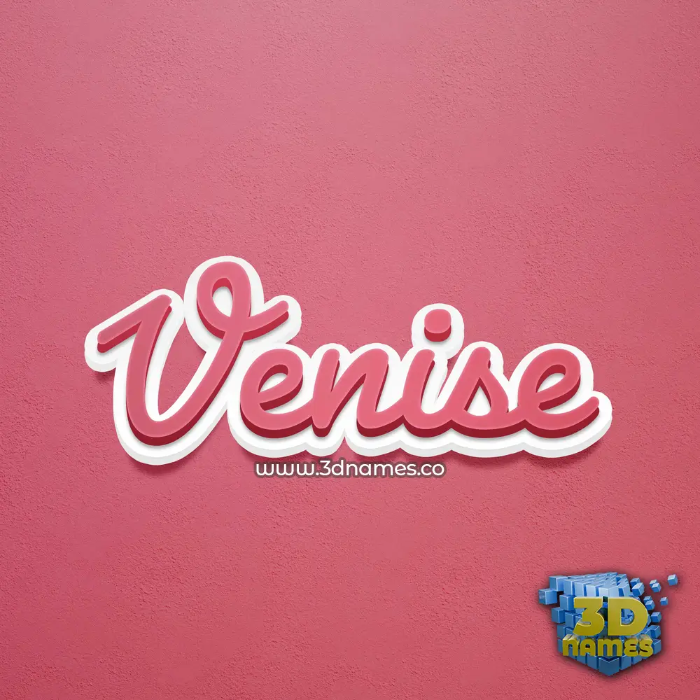 venise in Red Scribble style - 3D name wallpaper venise in Red Scribble style - 3D name wallpaper