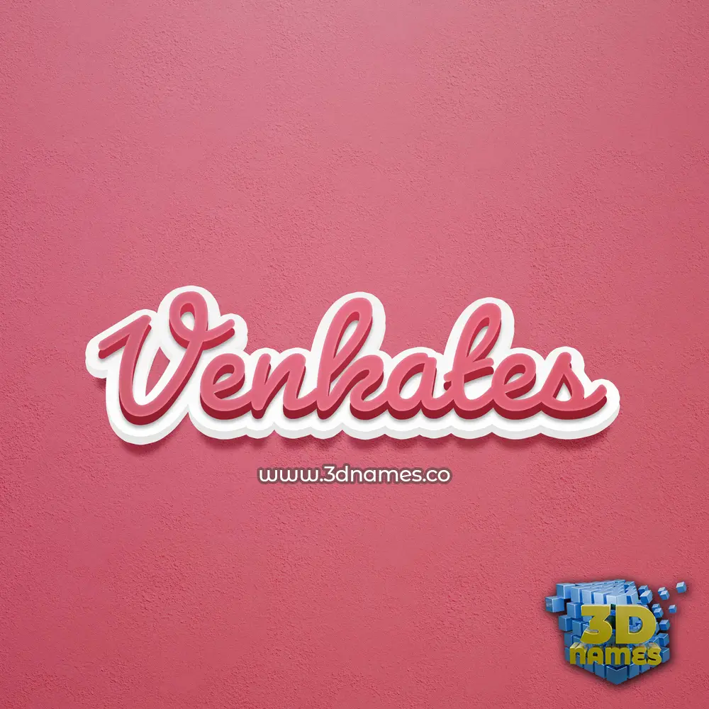 venkates in Red Scribble style - 3D name wallpaper venkates in Red Scribble style - 3D name wallpaper
