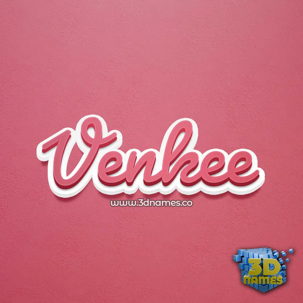 venkee in Red Scribble style - 3D name wallpaper venkee in Red Scribble style - 3D name wallpaper