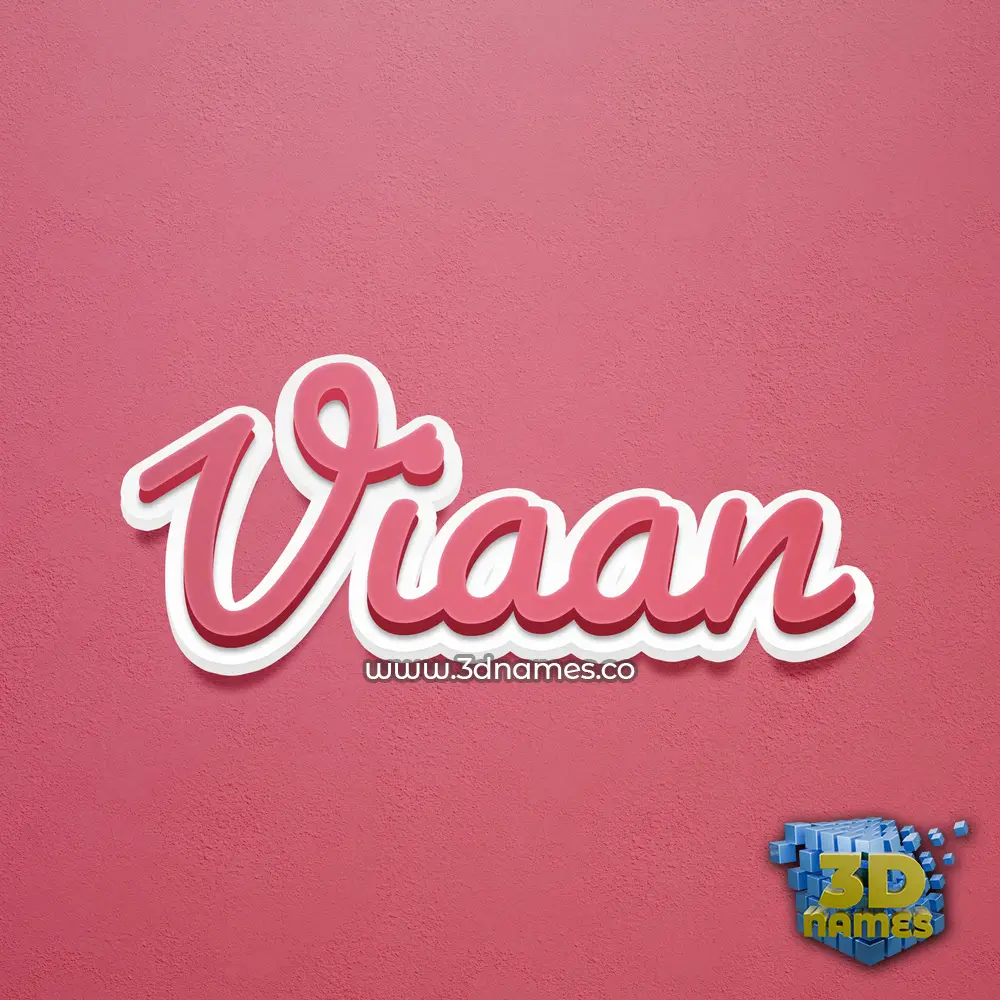 viaan in Red Scribble style - 3D name wallpaper viaan in Red Scribble style - 3D name wallpaper