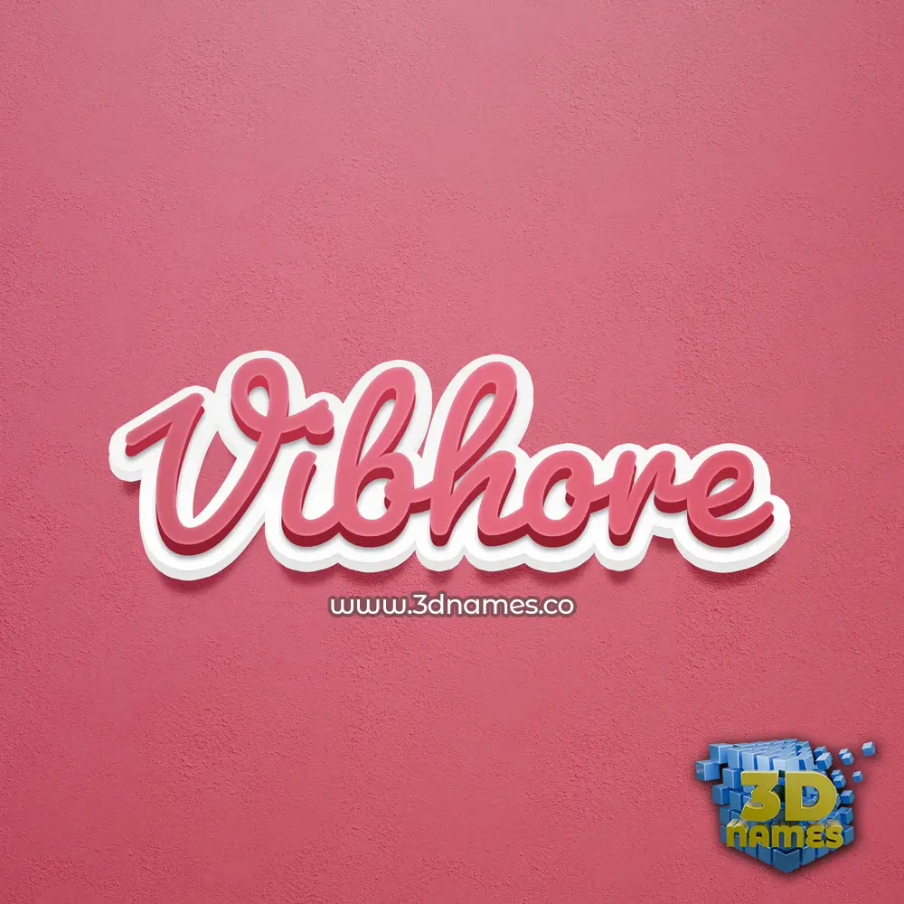 vibhore in Red Scribble style - 3D name wallpaper vibhore in Red Scribble style - 3D name wallpaper
