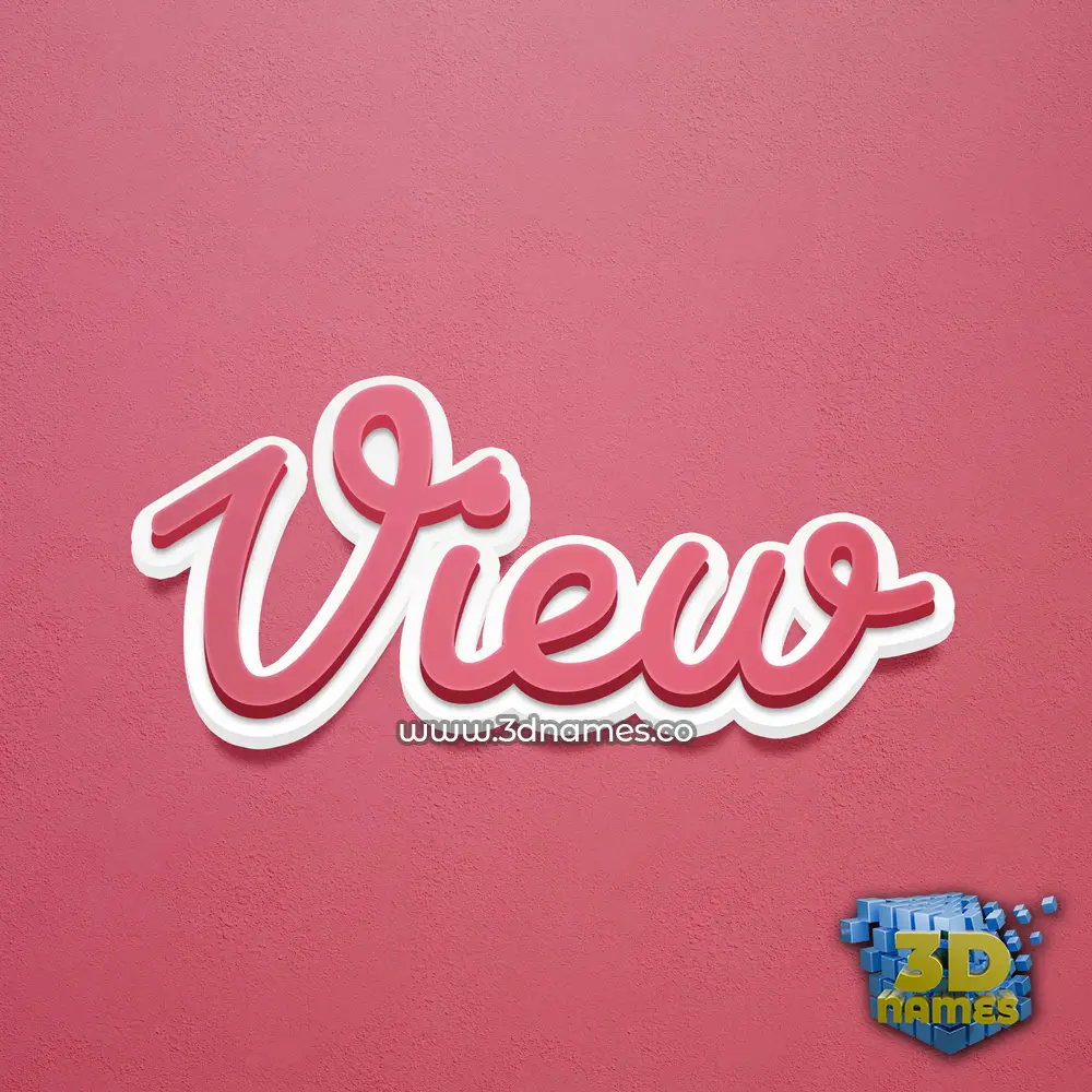 view in Red Scribble style - 3D name wallpaper view in Red Scribble style - 3D name wallpaper