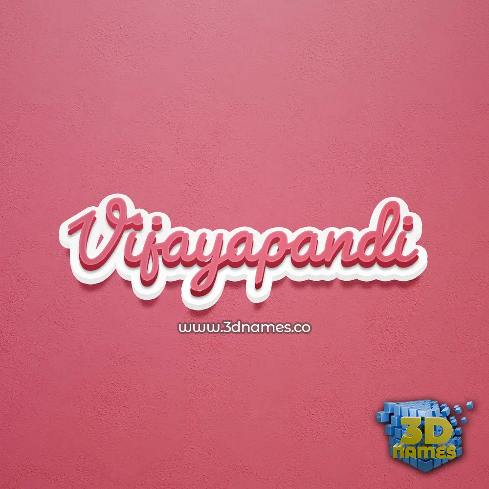vijayapandi in Red Scribble style - 3D name wallpaper vijayapandi in Red Scribble style - 3D name wallpaper