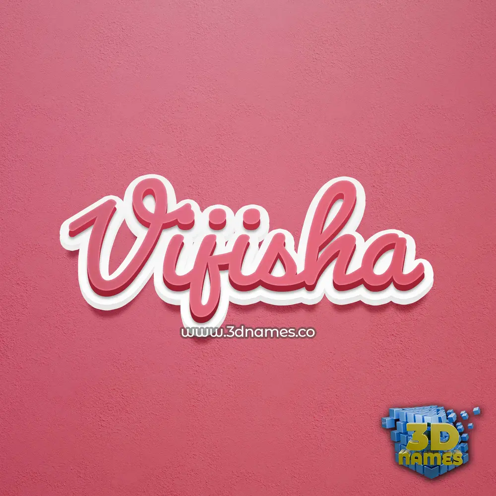 vijisha in Red Scribble style - 3D name wallpaper vijisha in Red Scribble style - 3D name wallpaper