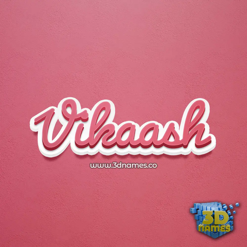 vikaash in Red Scribble style - 3D name wallpaper vikaash in Red Scribble style - 3D name wallpaper