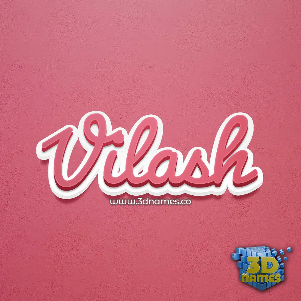 vilash in Red Scribble style - 3D name wallpaper vilash in Red Scribble style - 3D name wallpaper