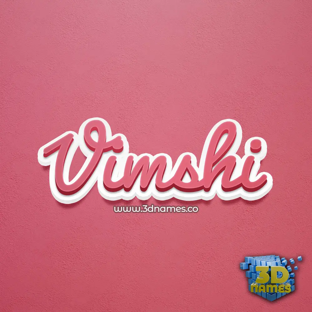 vimshi in Red Scribble style - 3D name wallpaper vimshi in Red Scribble style - 3D name wallpaper