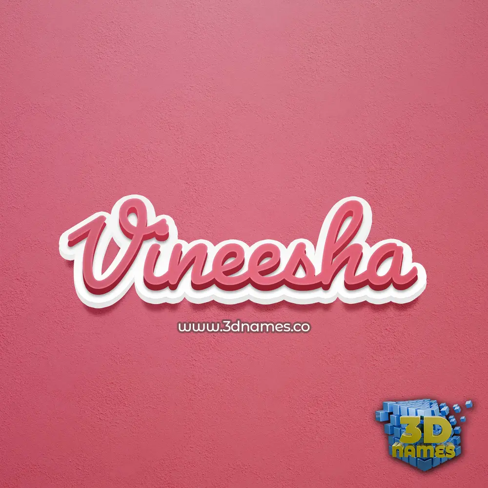 vineesha in Red Scribble style - 3D name wallpaper vineesha in Red Scribble style - 3D name wallpaper