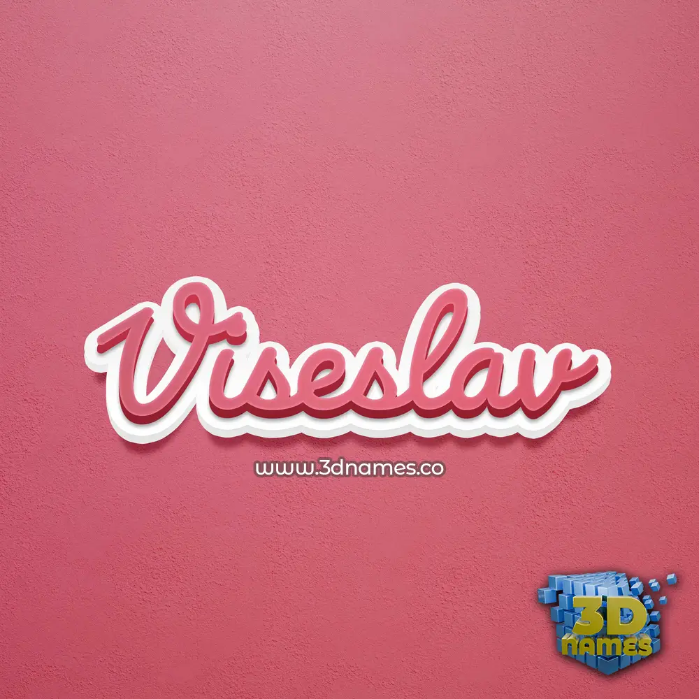 viseslav in Red Scribble style - 3D name wallpaper viseslav in Red Scribble style - 3D name wallpaper