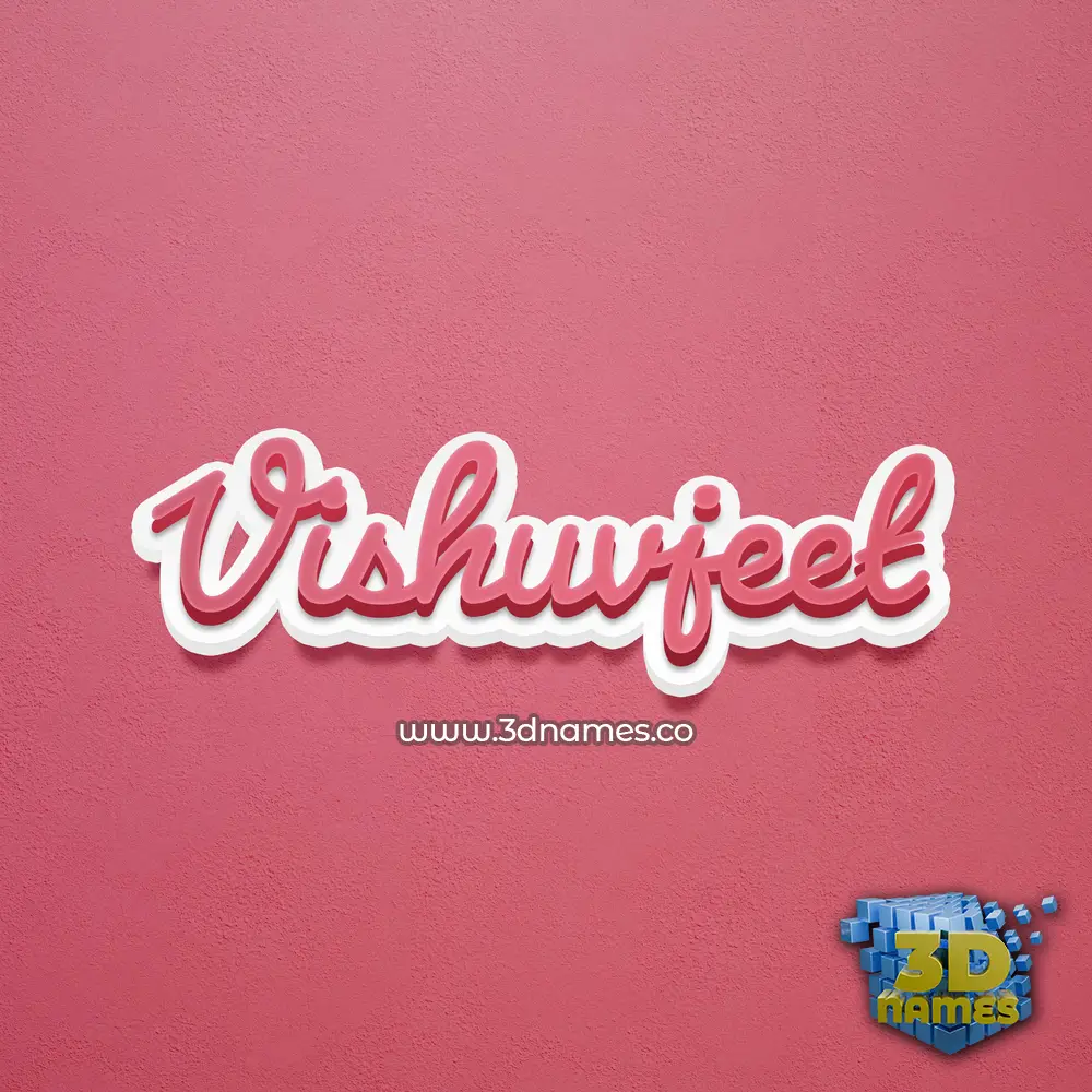 vishuvjeet in Red Scribble style - 3D name wallpaper vishuvjeet in Red Scribble style - 3D name wallpaper