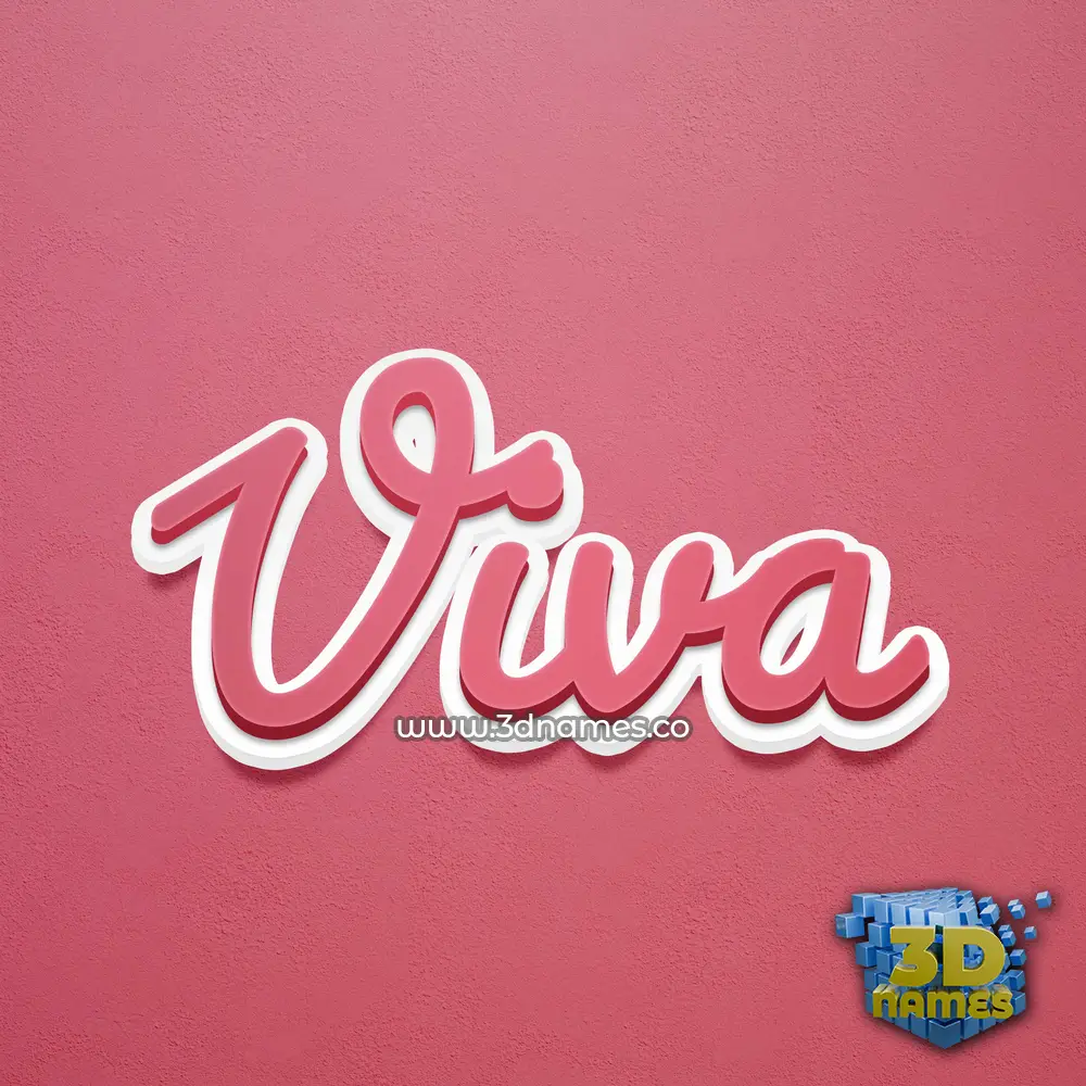 viva in Red Scribble style - 3D name wallpaper viva in Red Scribble style - 3D name wallpaper