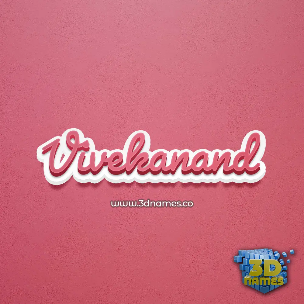vivekanand in Red Scribble style - 3D name wallpaper vivekanand in Red Scribble style - 3D name wallpaper