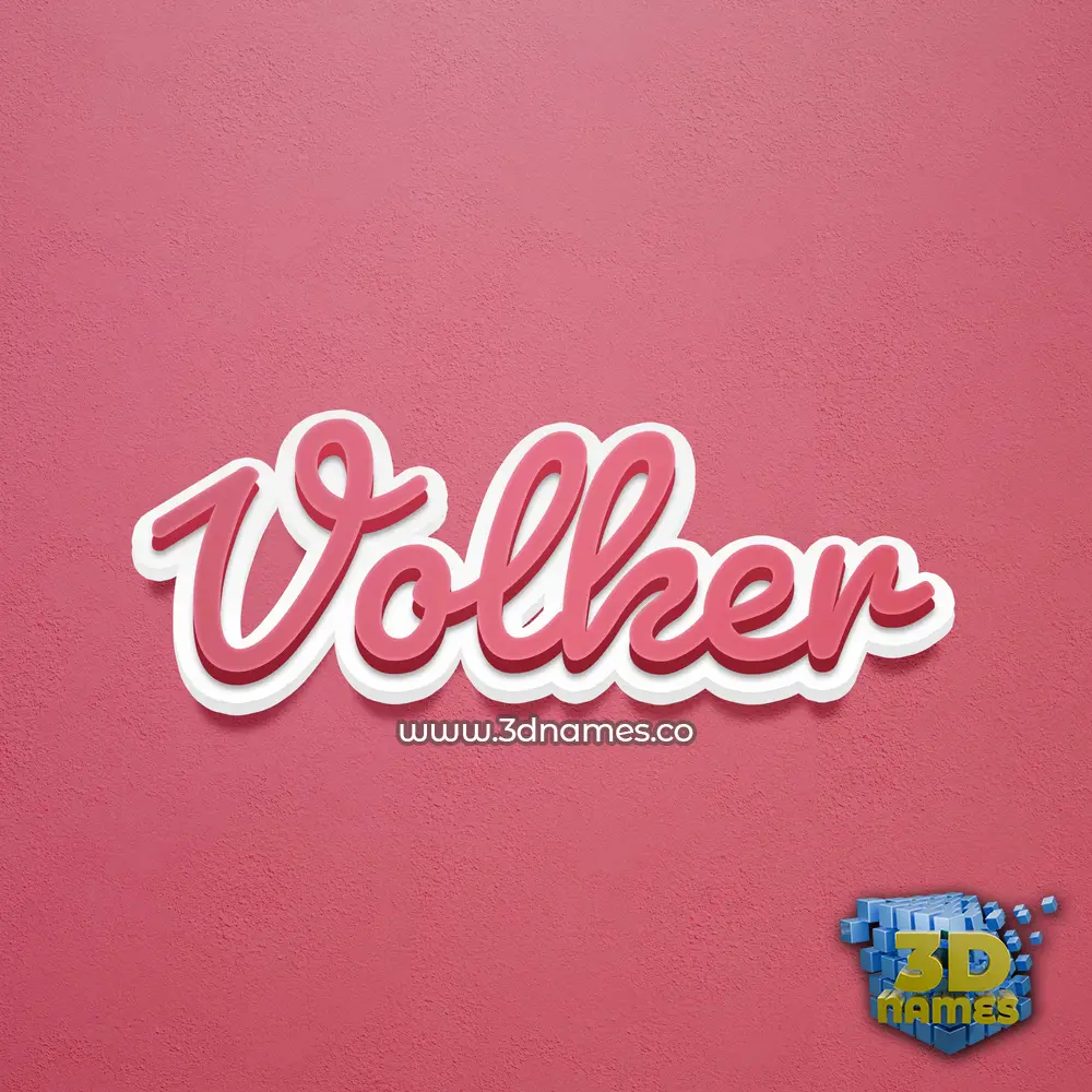 volker in Red Scribble style - 3D name wallpaper volker in Red Scribble style - 3D name wallpaper