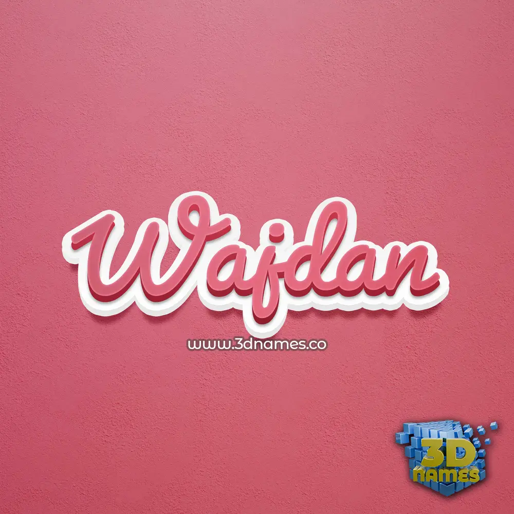 wajdan in Red Scribble style - 3D name wallpaper wajdan in Red Scribble style - 3D name wallpaper