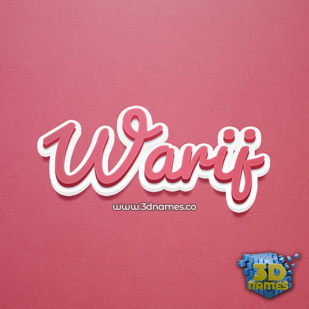 warij in Red Scribble style - 3D name wallpaper warij in Red Scribble style - 3D name wallpaper