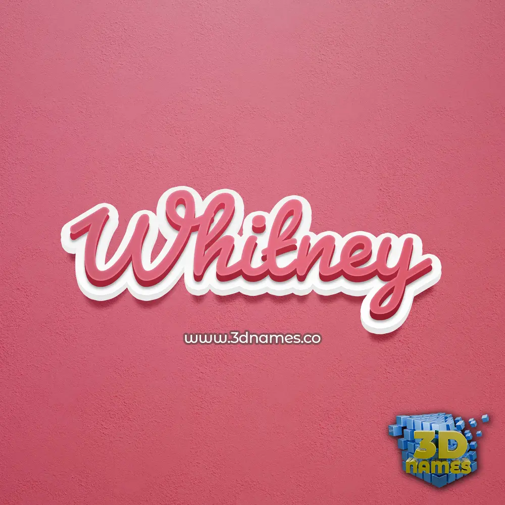 whitney in Red Scribble style - 3D name wallpaper whitney in Red Scribble style - 3D name wallpaper