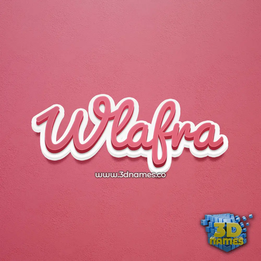 wlafra in Red Scribble style - 3D name wallpaper wlafra in Red Scribble style - 3D name wallpaper