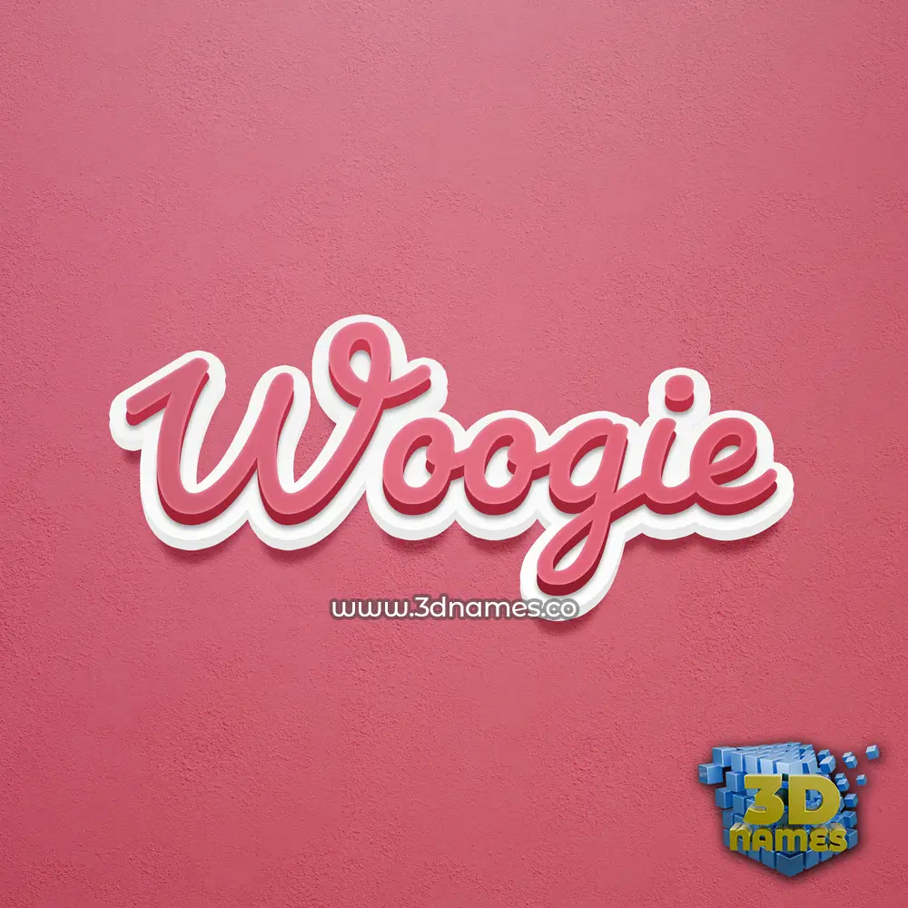 woogie in Red Scribble style - 3D name wallpaper woogie in Red Scribble style - 3D name wallpaper