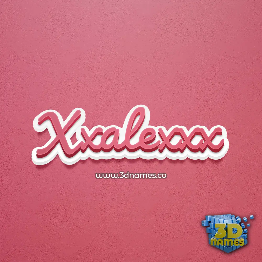 xxalexxx in Red Scribble style - 3D name wallpaper xxalexxx in Red Scribble style - 3D name wallpaper