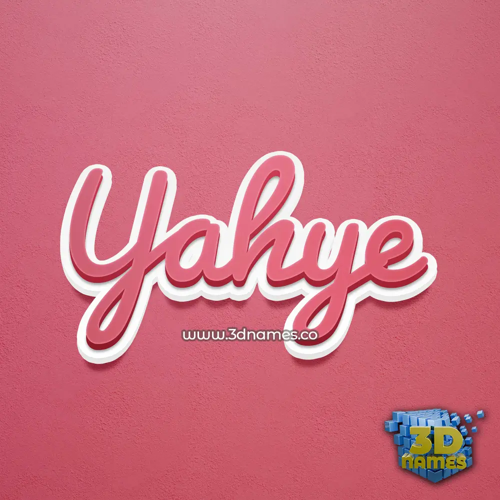 yahye in Red Scribble style - 3D name wallpaper yahye in Red Scribble style - 3D name wallpaper