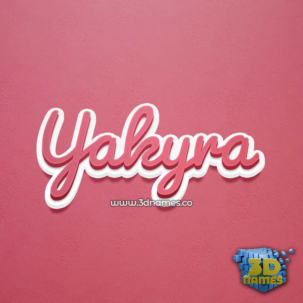 yakyra in Red Scribble style - 3D name wallpaper yakyra in Red Scribble style - 3D name wallpaper