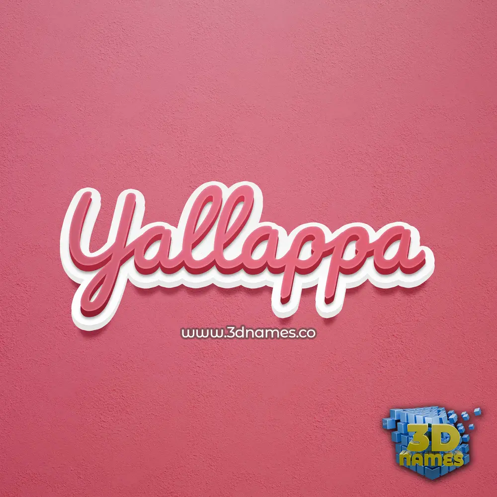 yallappa in Red Scribble style - 3D name wallpaper yallappa in Red Scribble style - 3D name wallpaper