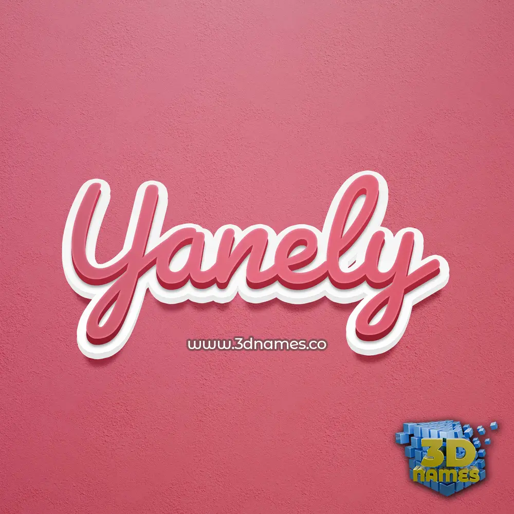 yanely in Red Scribble style - 3D name wallpaper yanely in Red Scribble style - 3D name wallpaper