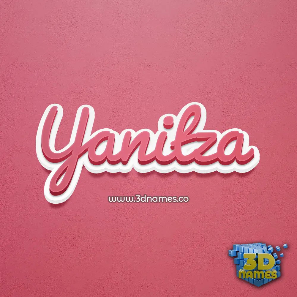 yanitza in Red Scribble style - 3D name wallpaper yanitza in Red Scribble style - 3D name wallpaper