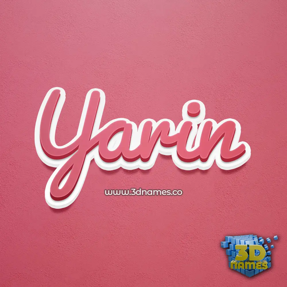 yarin in Red Scribble style - 3D name wallpaper yarin in Red Scribble style - 3D name wallpaper
